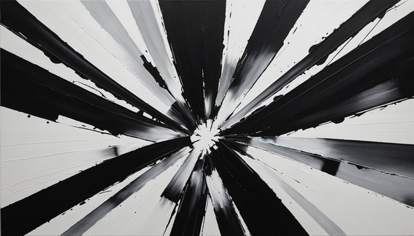 Découvrez nos tableaux abstraits noir et blanc incontournables