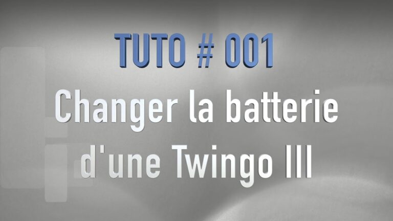 Renouvelez la batterie de votre Twingo 3 pour une conduite toujours au top !