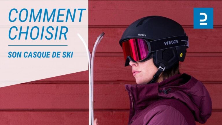 Pratique : le casque de ski avec visière pour porteurs de lunettes, l&#8217;allié des skieurs branchés !